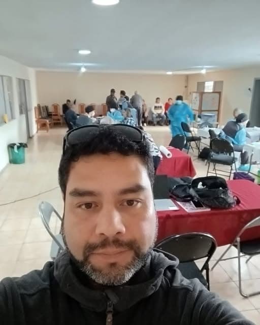 Voluntario en actividad